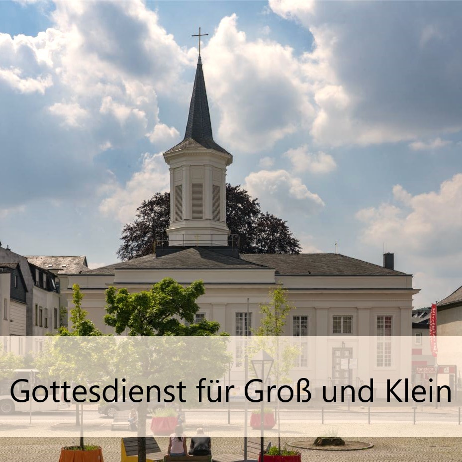 Gottesdienste für Groß und Klein der Evangelischen Kirchengemeinde Arnsberg in der Auferstehungskirche am Neumarkt.